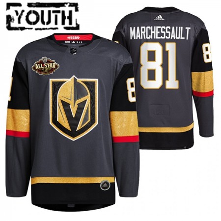 Dětské Hokejový Dres Vegas Golden Knights Jonathan Marchessault 81 2022 NHL All-Star Černá Authentic
